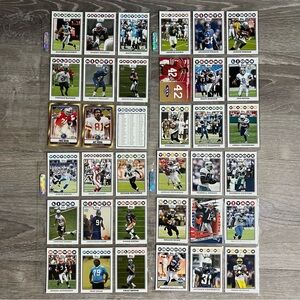 2008 Topps Football Card Lot – Includes Tom Brady Tribute‎ & More (36 Cards)